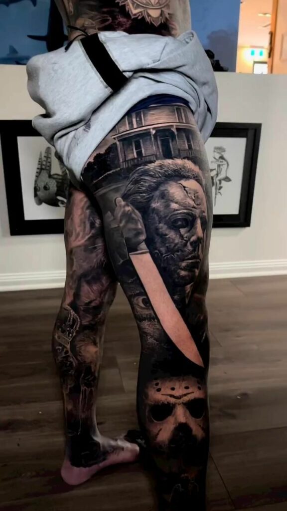 Leg Sleeve Tattoos 147