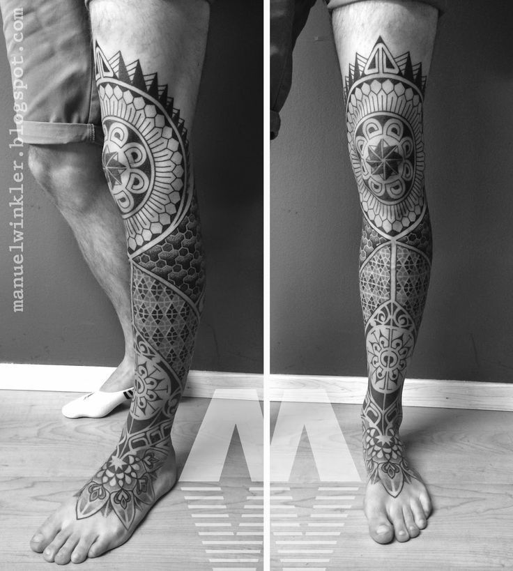 Leg Sleeve Tattoos 149