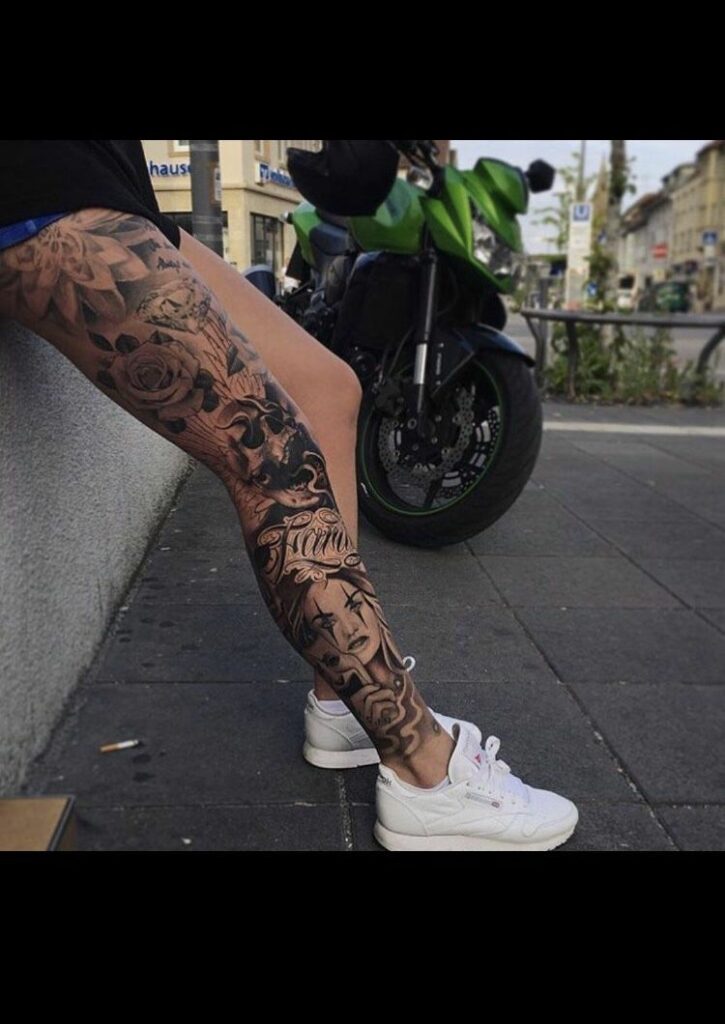 Leg Sleeve Tattoos 150