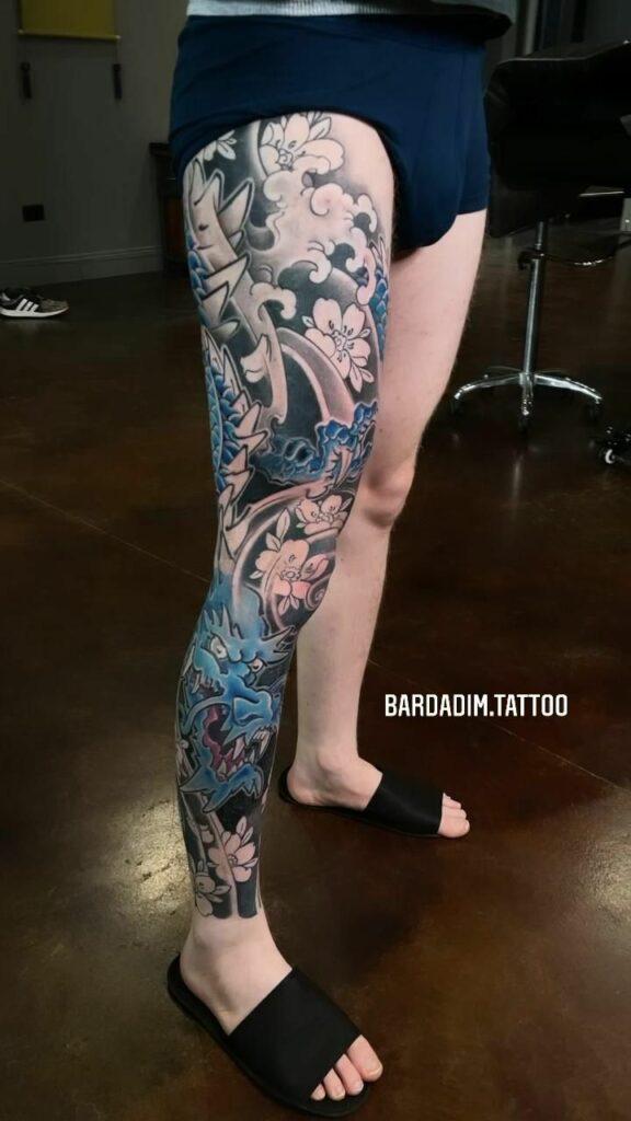 Leg Sleeve Tattoos 152