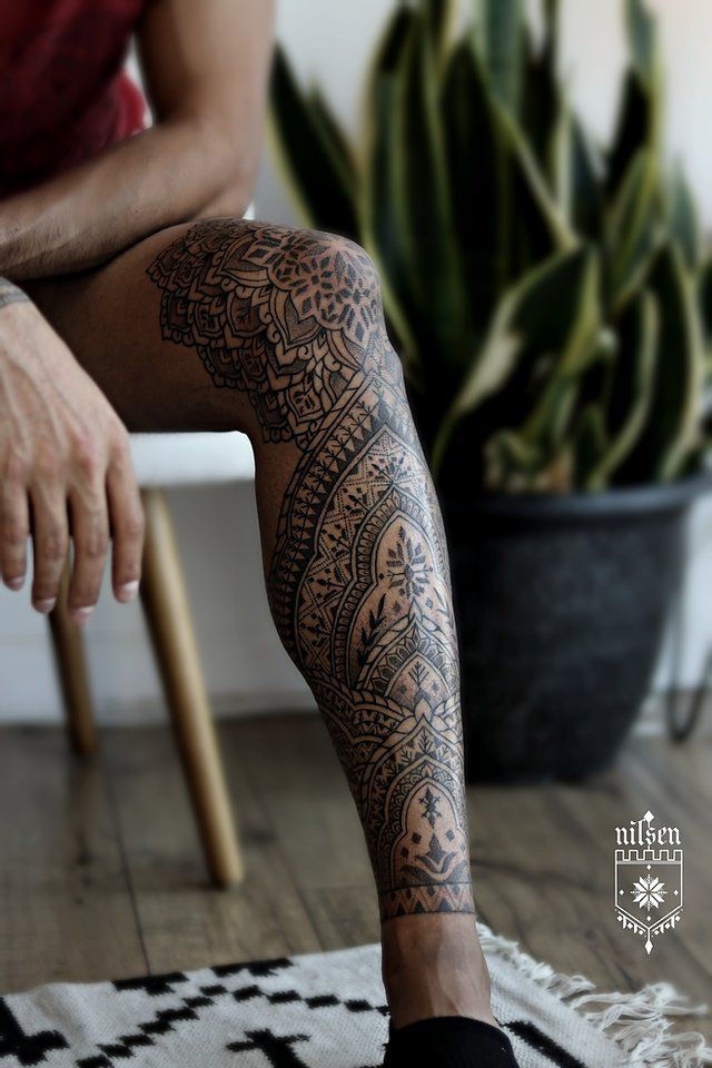 Leg Sleeve Tattoos 158