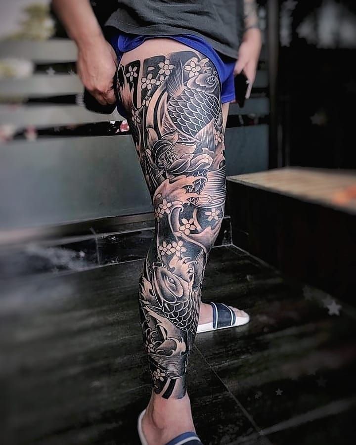 Leg Sleeve Tattoos 161