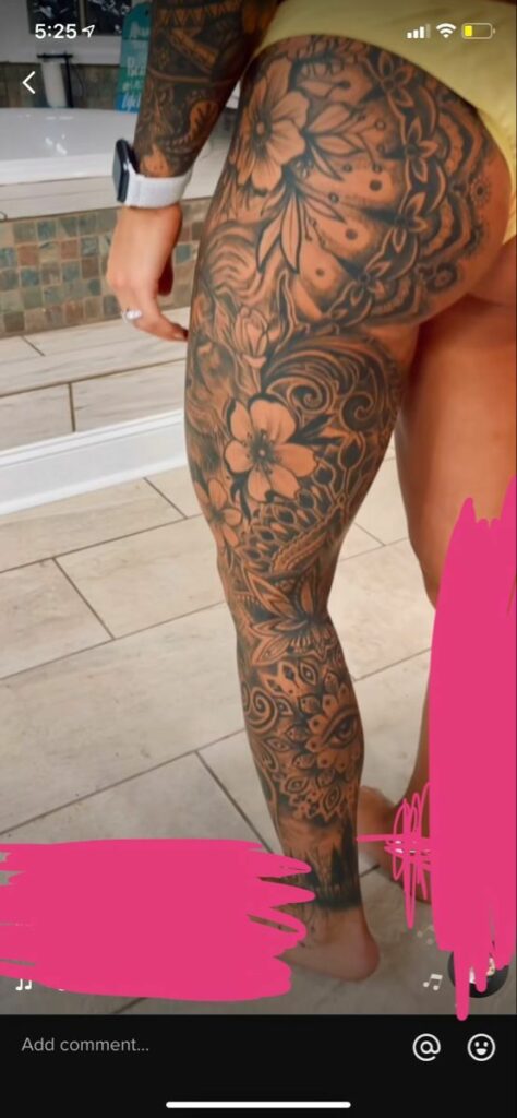 Leg Sleeve Tattoos 172
