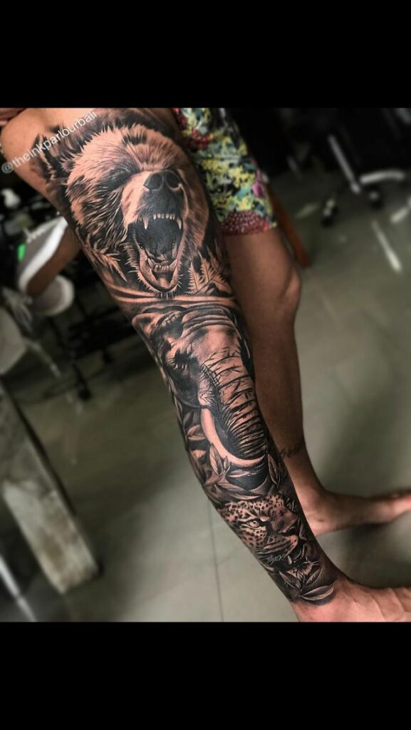 Leg Sleeve Tattoos 179