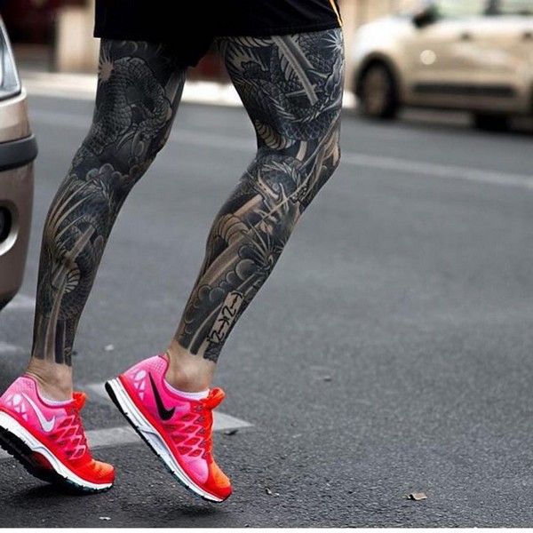 Leg Sleeve Tattoos 192