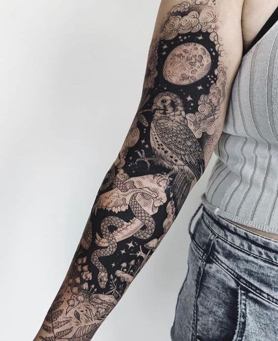 Leg Sleeve Tattoos 202