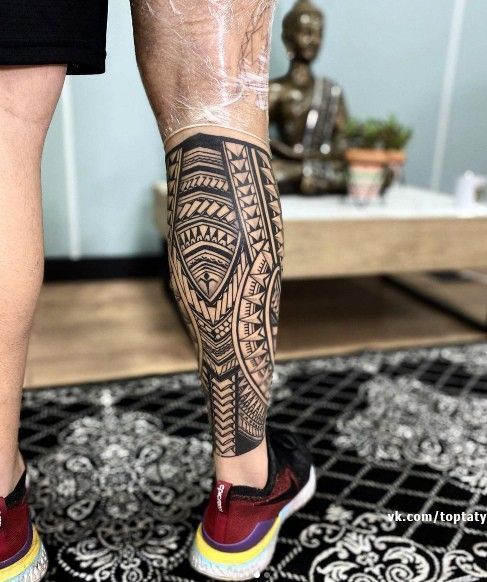 Leg Sleeve Tattoos 203