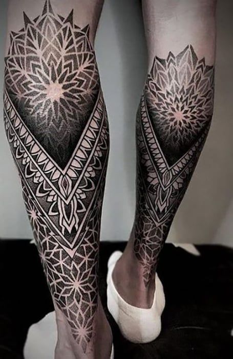Leg Sleeve Tattoos 216