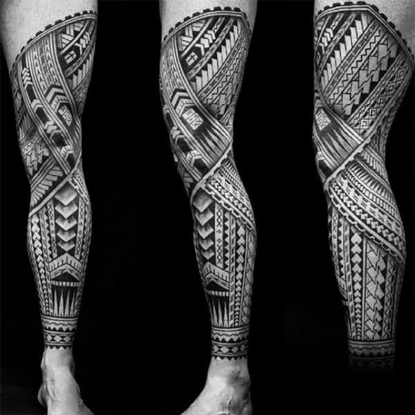 Leg Sleeve Tattoos 229