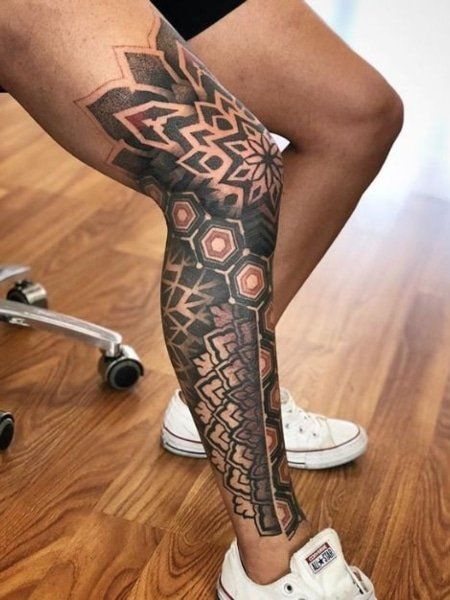Leg Sleeve Tattoos 230
