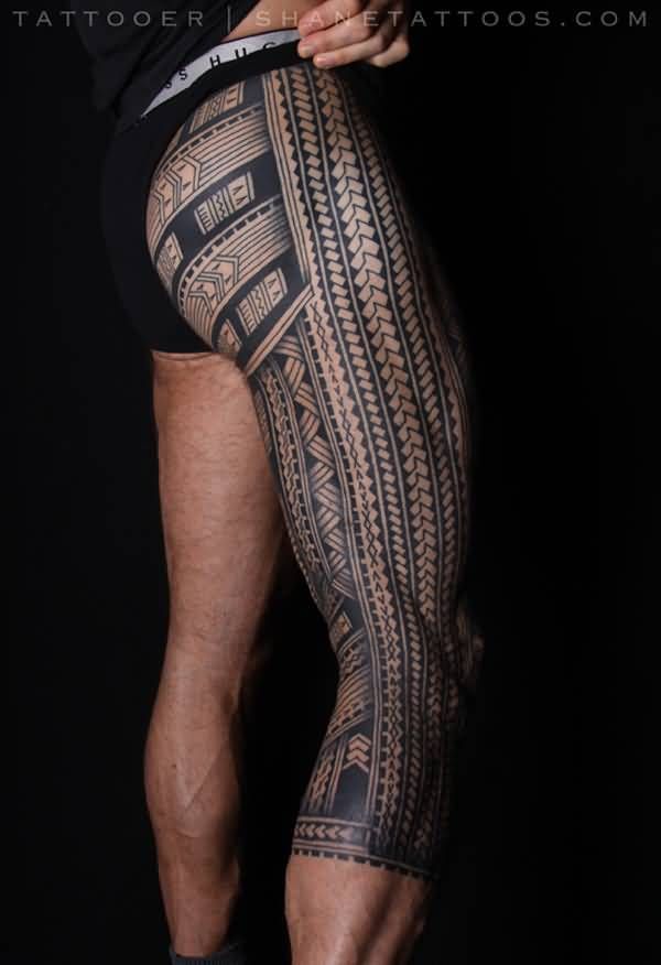 Leg Sleeve Tattoos 239