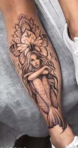 Leg Sleeve Tattoos 241