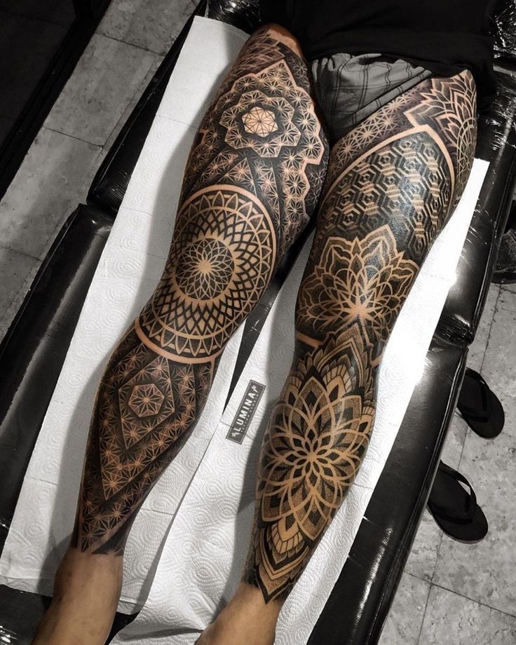 Leg Sleeve Tattoos 60