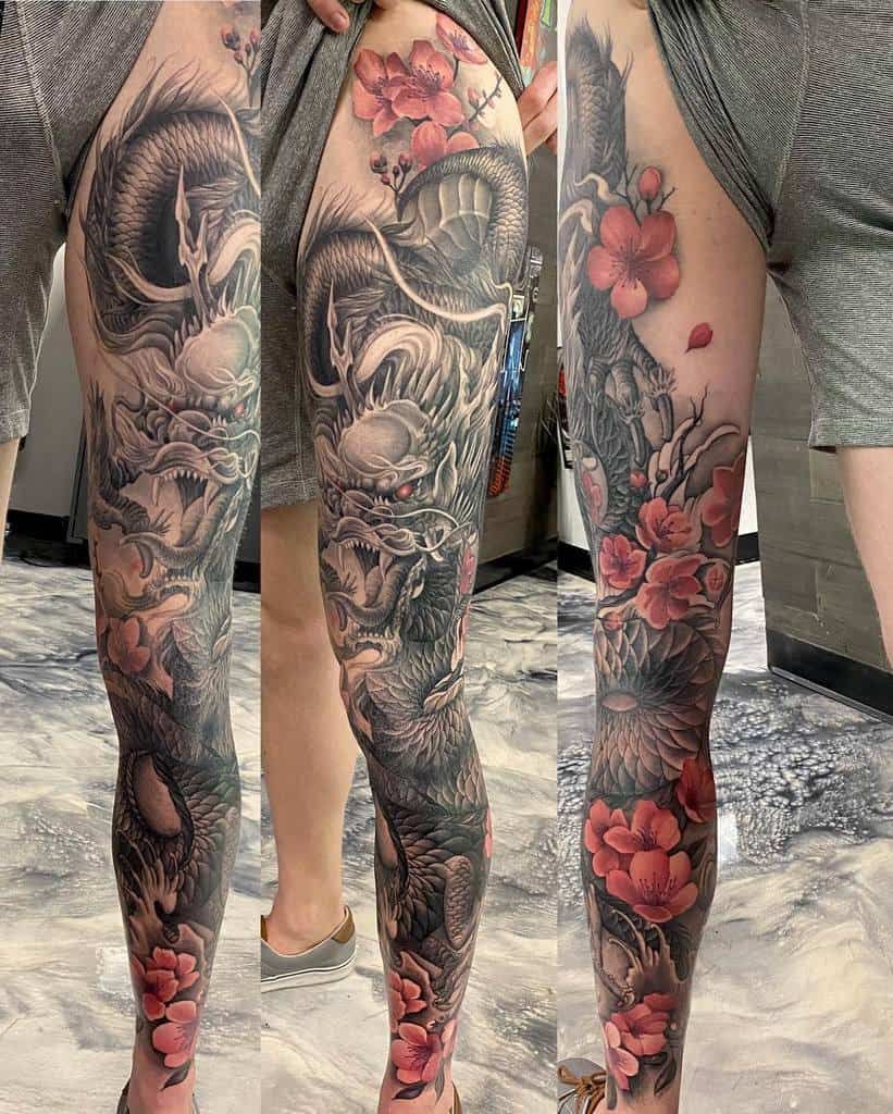 Leg Sleeve Tattoos 69