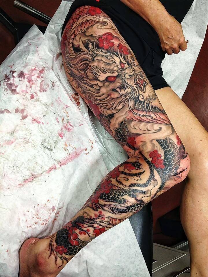 Leg Sleeve Tattoos 70
