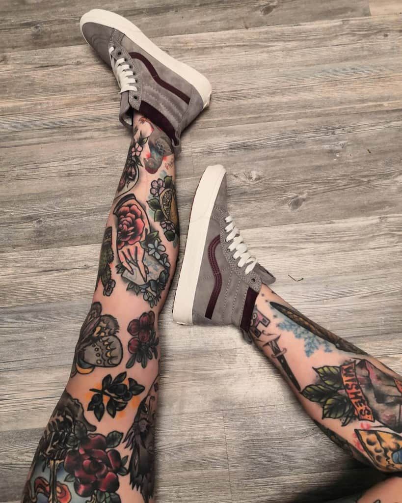 Leg Sleeve Tattoos 83