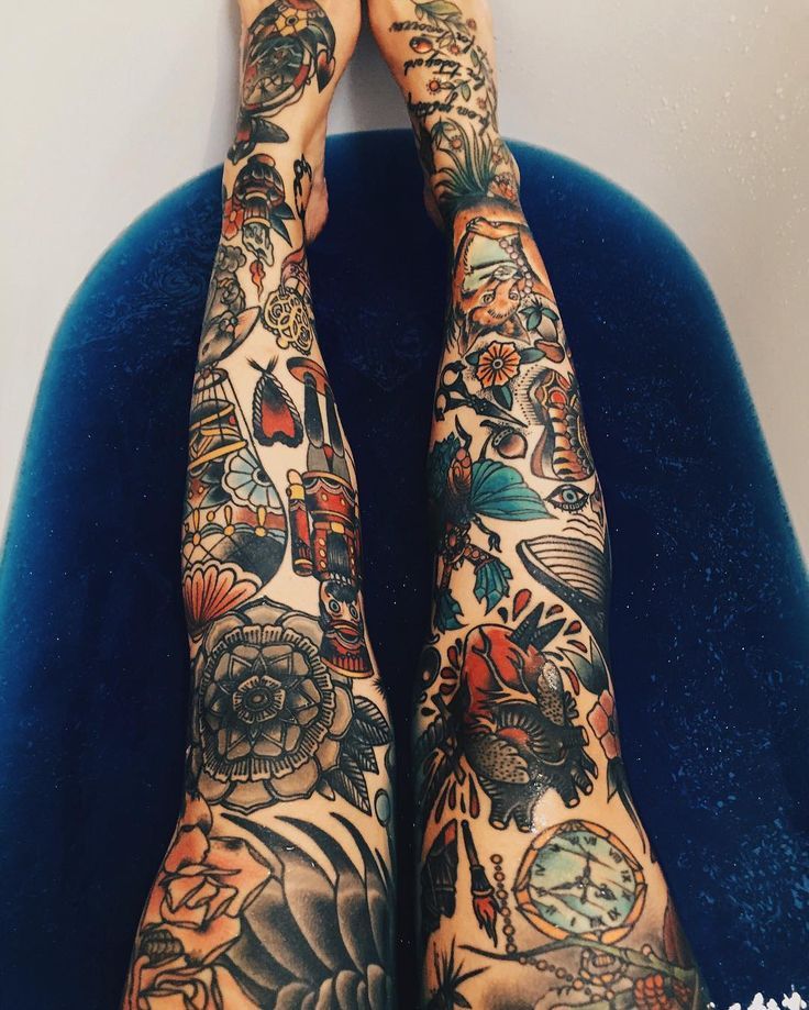Leg Sleeve Tattoos 84