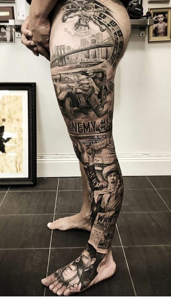 Leg Sleeve Tattoos 86
