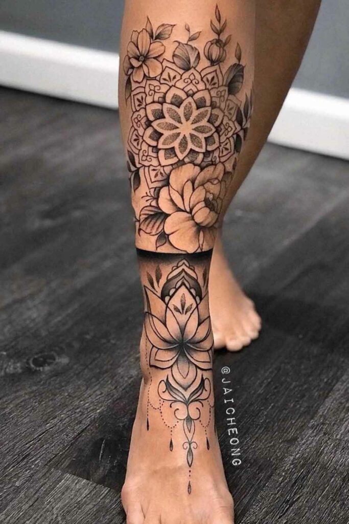 Leg Sleeve Tattoos 87