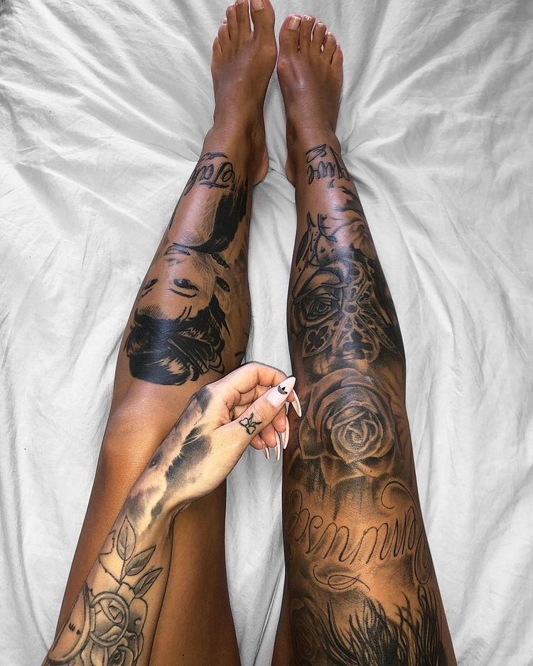 Leg Sleeve Tattoos 89