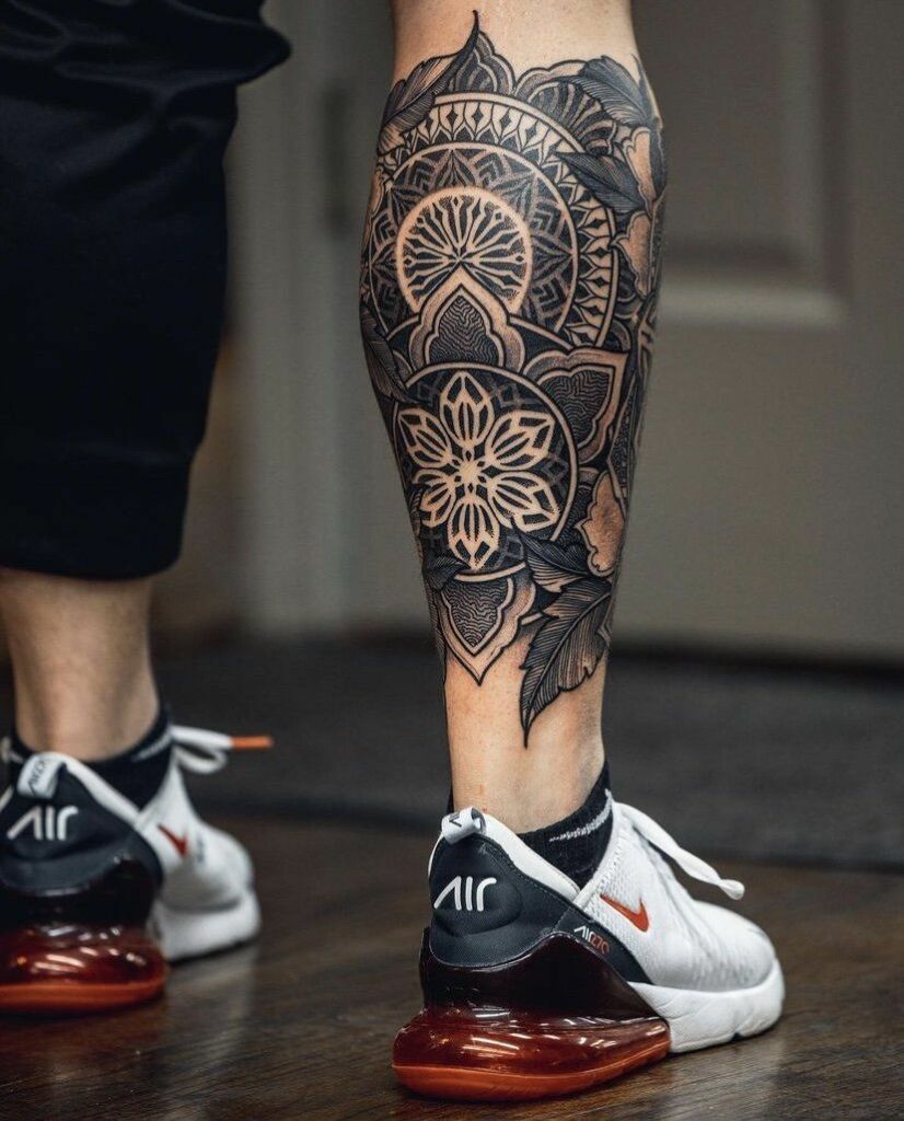 Leg Sleeve Tattoos 91