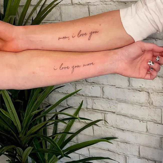 Mother Son Tattoos 109 1