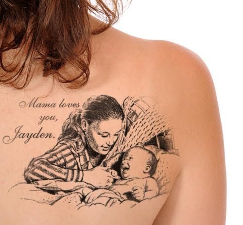 Mother Son Tattoos 172 1