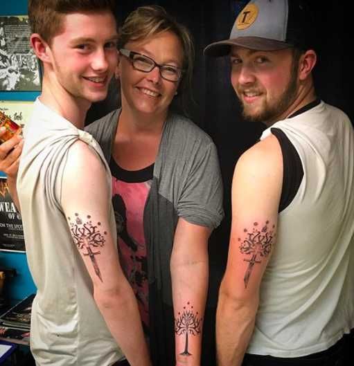 Mother Son Tattoos 175 1