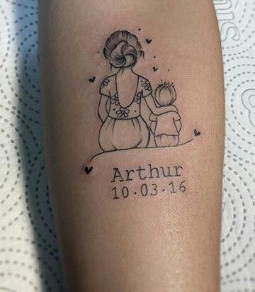 Mother Son Tattoos 207 1
