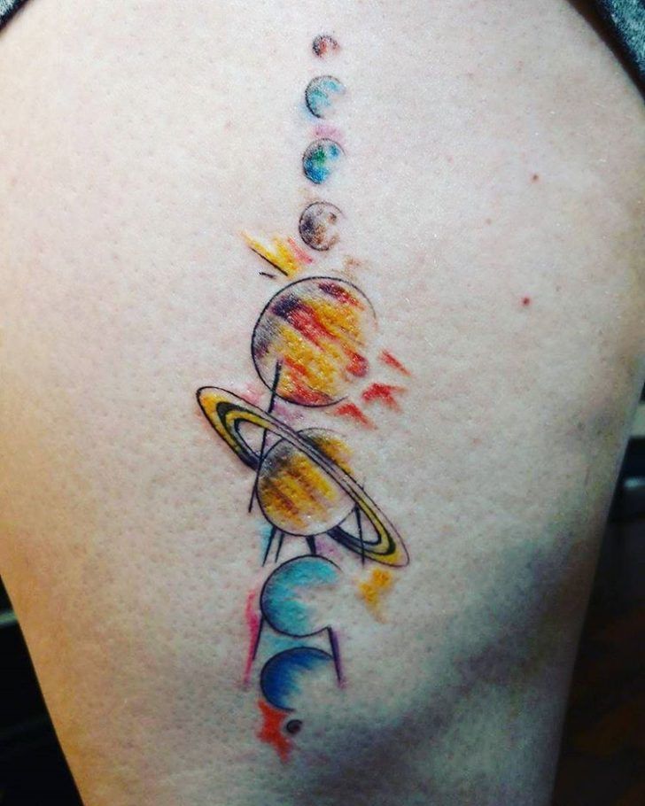 Solar System Tattoos 104