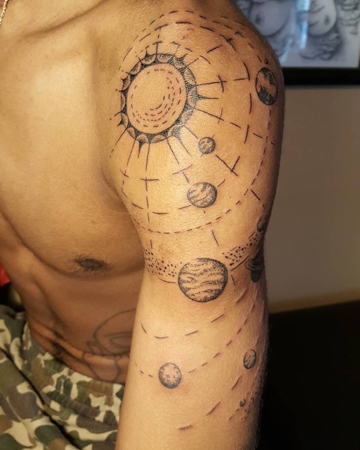 Solar System Tattoos 105
