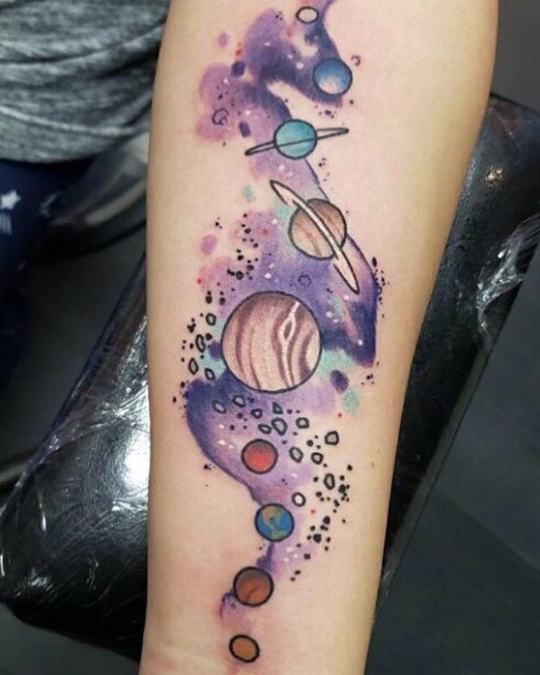Solar System Tattoos 107