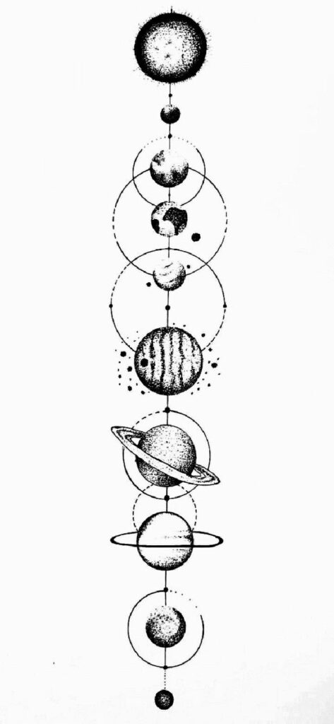 Solar System Tattoos 117