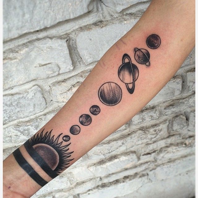 Solar System Tattoos 120