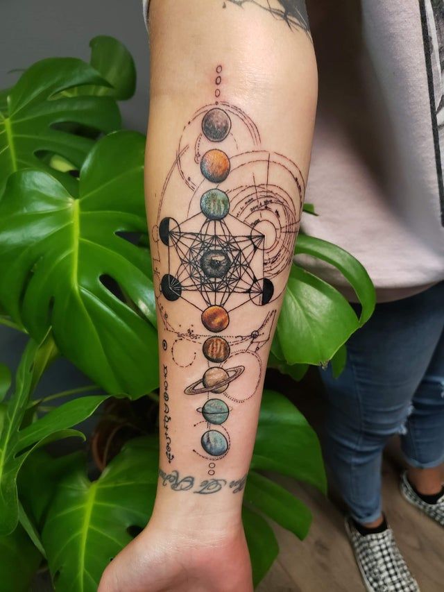 Solar System Tattoos 122