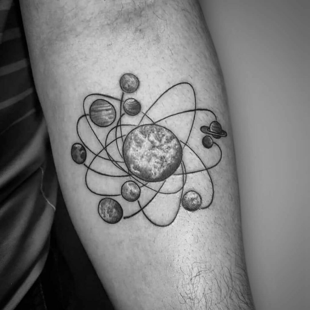 Solar System Tattoos 127