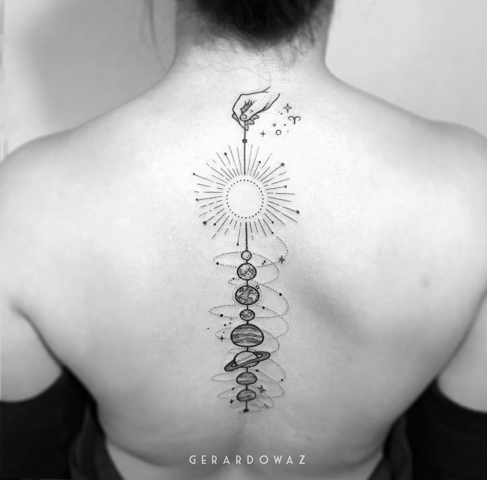Solar System Tattoos 129