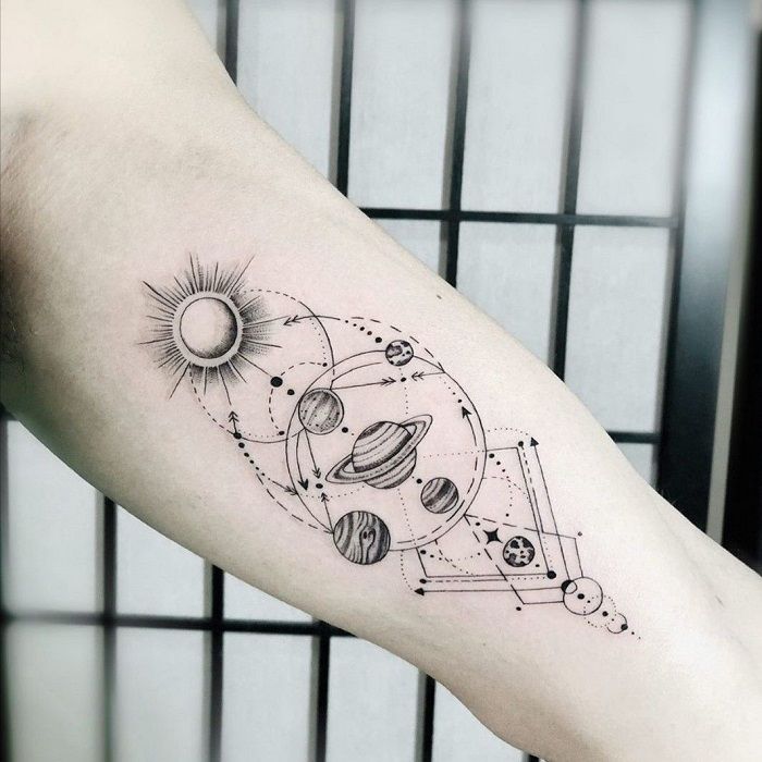 Solar System Tattoos 144