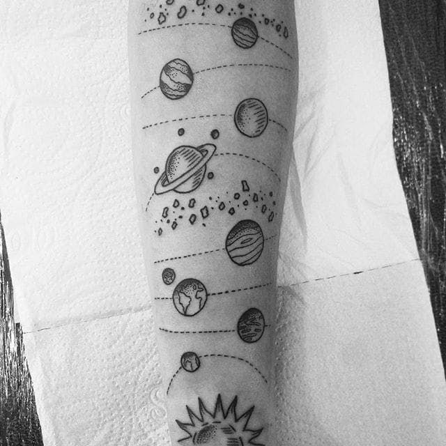 Solar System Tattoos 149