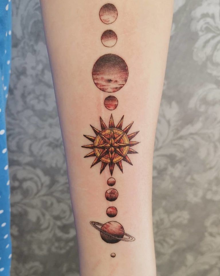 Custom Solar System Piece For Saffron Today