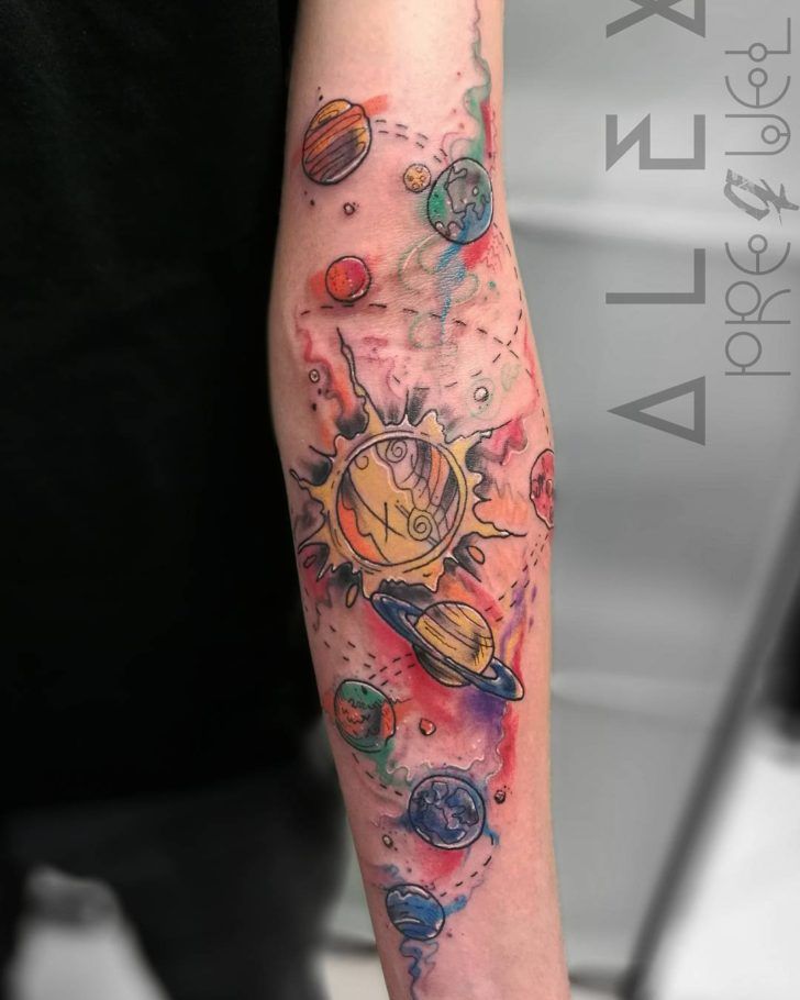 Solar System Tattoos 154