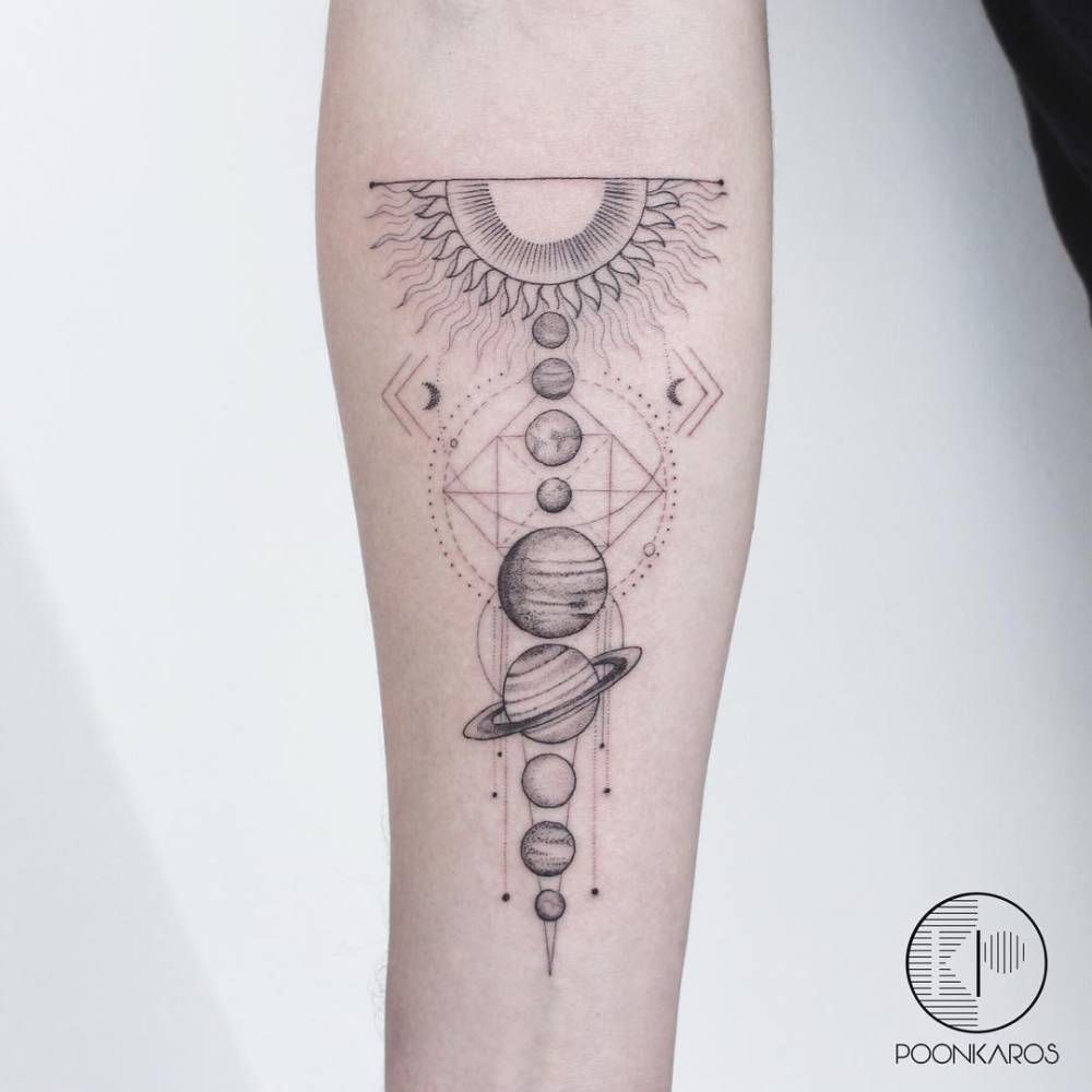 Solar System Tattoos 156