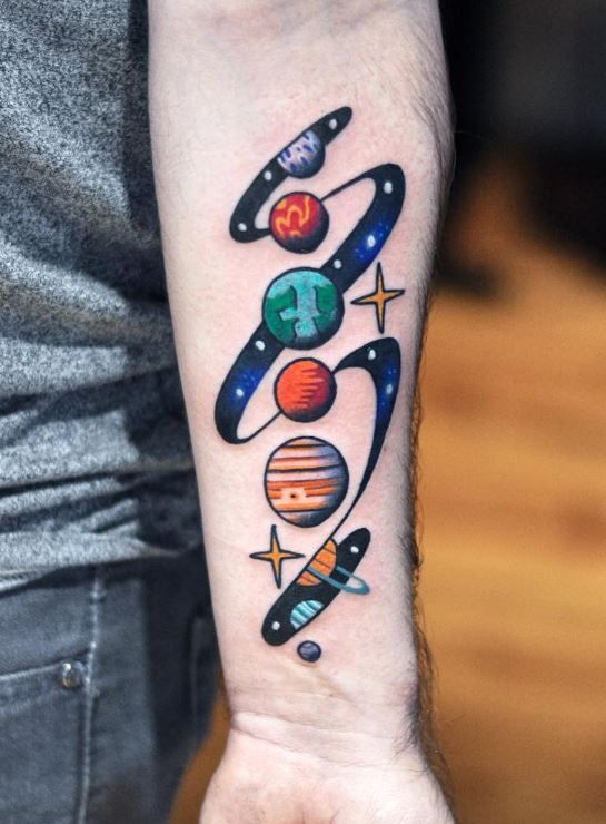Solar System Tattoos 158