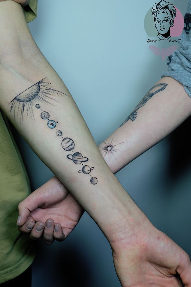 Solar System Tattoos 160