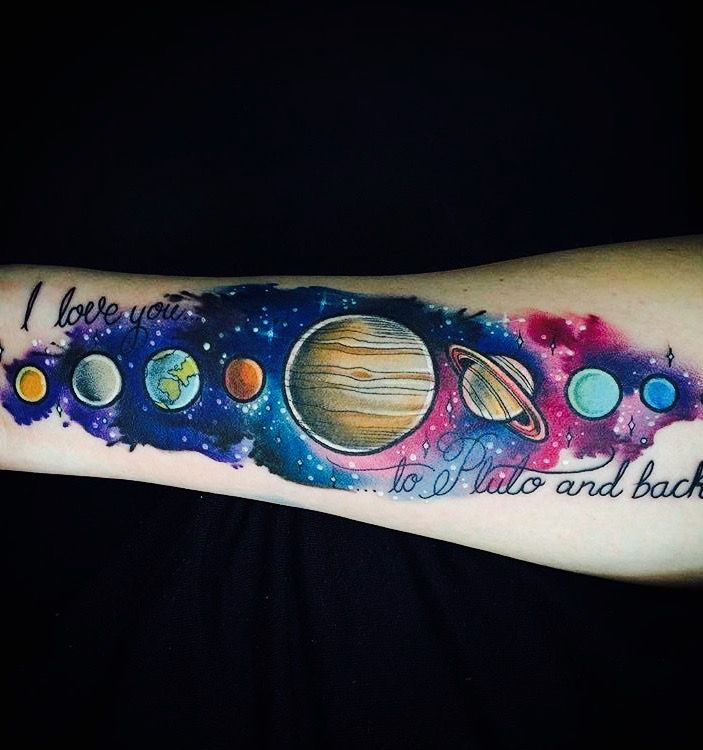 Solar System Tattoos 161