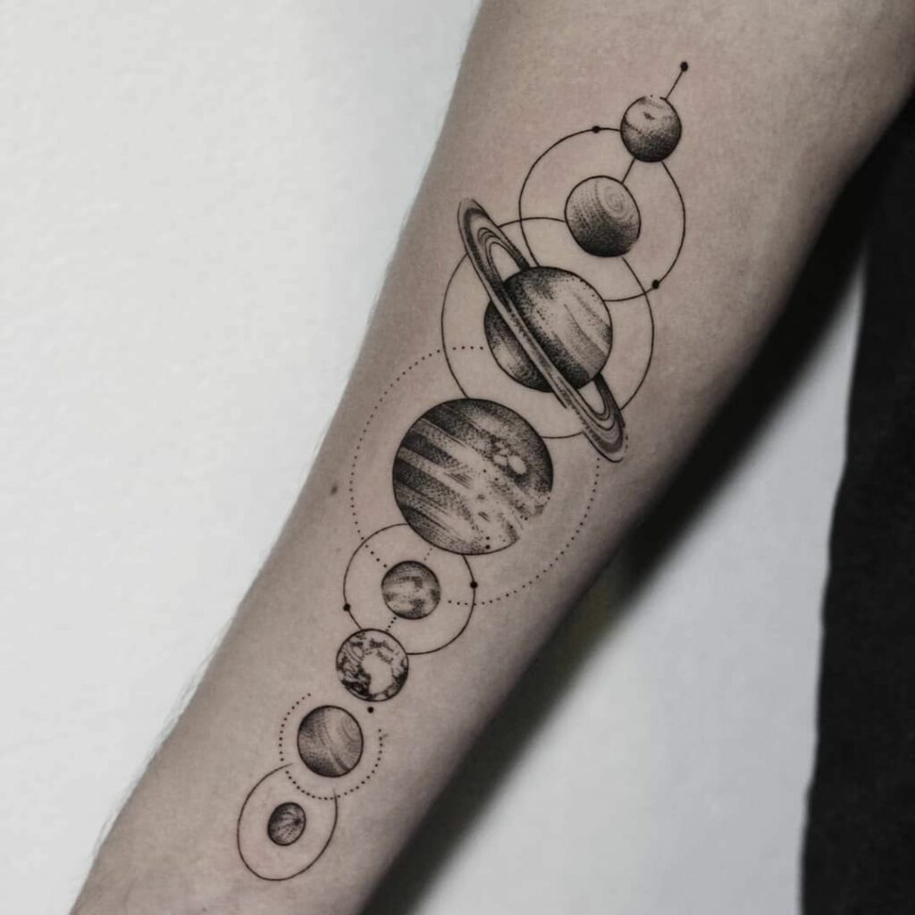 Solar System Tattoos 162