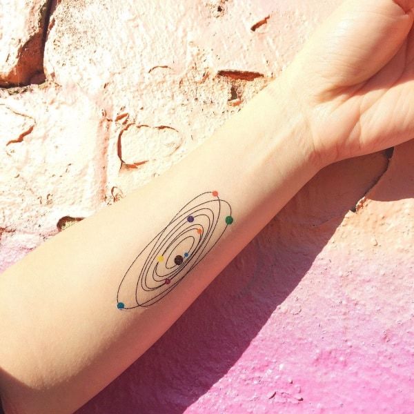 Solar System Tattoos 164