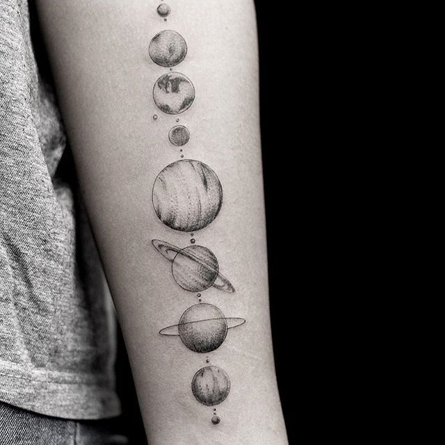 Solar System Tattoos 175