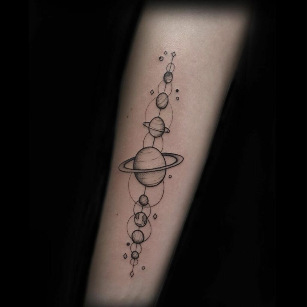 Solar System Tattoos 185