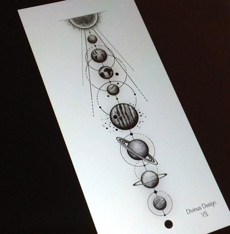 Solar System Tattoos 186
